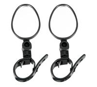 DIYEAH Specchietto Retrovisore Manubrio per Bici 2 Pezzi in Plastica e Vetro, Adatto per Bici da Corsa e Mountain Bike, Accessori per Ciclismo su Strada e Fuoristrada
