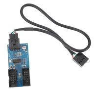 DIYEAH Splitter Estensione Per Header Usb Pin Adattatore Per Header Usb Pin Moltiplicatore Porte Per Hub Estensione