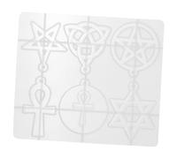 DIYEAH Stampo in Silicone Trasparente per Decorazioni Forma di Stella a Cinque Punte Flessibile e Resistente per Creazioni Artigianali DIY per Epoxy e Resin Craft