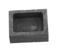 DIYEAH Stampo Quadrato in Grafite per Fusione di Metalli Oro e Argento Utensili per Creazione Gioielli Fai da Te Resistente Ad Alte Temperature Scanalatura per Olio