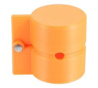 DIYEAH Stampo Sferico per Cake Pop in Plastica Arancia, Multiplo | Forme Uguali e Rapide, Compatto da Riporre, per Preparazione Dolci e Feste