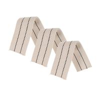 DIYEAH Stoppino per Lampada a Olio 3 Pezzi in Cotone 23x5cm, Sostituzione Affidabile per Lampade a Cherosene da Esterno e Illuminazione Ambientale Beige