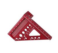 DIYEAH Strumento Misurazione Angolare Alluminio per Falegnameria Righello Portatile e Leggero Utensile Versatile per Misurazioni e Marcature per Progetti Lavorazione Del Segni Scala