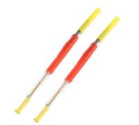 DIYEAH Strumento per Apicoltura Ago da Innesto per Api in ABS e Bambù Ago per Trasferimento Api e Larve 2 Pezzi Impugnatura Antiscivolo Accessorio per Uso Professionale e Domestico