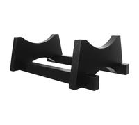 DIYEAH Supporto in Legno Nero per Dispenser di Bevande per Botte di Vino da 3l, Base Robusta Stile Rustico ed Elegante per Bancone e Bar