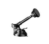 DIYEAH Supporto Magnetico Per Auto Asta Telescopica Supporto Per Cellulare Con Attacco a Succhietto Installabile Sul Parabrezza o Console Centrale