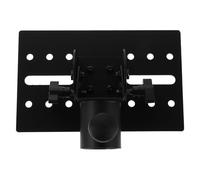 DIYEAH Supporto per Altoparlanti e Proiettore in Ferro Nero Design Robusto, Foro Vite 5mm e 8mm, Compatibile Treppiedi da 35mm per Home Theaters