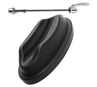 DIYEAH Supporto per Bici da Allenamento Indoor Tappetino Rialzato in Plastica Resistente per Ruota Anteriore, Blocco Stabilizzatore per Mountain Bike e Bici da Strada, Accessorio