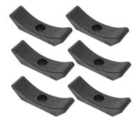 DIYEAH Supporto per Manubri Accessorio Essenziale in Pp Nero Design Semplice 6 Pezzi e Funzione Promemoria per Esercizi per Attrezzature per Fitness in Casa