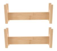 DIYEAH Supporto per Mattarello in Legno da 2 Pezzi - Supporto da Banco in Stile Rustico per Riporre L'impasto Della Pizza E Gli Accessori per La Sfogliatrice - Organizzatore per Utensili da Forno