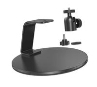 DIYEAH Supporto per Proiettore da Tavolo di Alluminio con Base Regolabile e Testa Cardanica per Angolazione per Home Theatre Ufficio e Ristoranti Compatibile con Proiettori con Vite