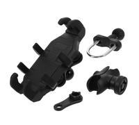 DIYEAH Supporto per telefono da moto per manubrio: supporto per cellulare da bici antiurto - per navigazione mobile antifurto per scooter elettrico, moto, bicicletta