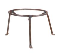 DIYEAH Supporto per Wok in Tondino di Ferro Resistente Griglia Porta Wok da Campeggio Portavaso da Esterno per Grande Focolare e Cucina all’Aperto Sottopentola Portatile per Fornelli