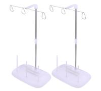 DIYEAH Supporto Porta Rocchetto da 2 Pezzi per Cucire - Supporto portafilo da Ricamo per Accessori per Macchine - Organizzatore per Filo Conico - Organizzatore per Filati da Cucito