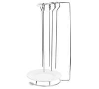 DIYEAH Supporto Spiedini Barbecue in Acciaio Resistente per Forno e Porta Spiedini Verticale con Porta Arrosticini e Bastoncini per Cottura Uniforme di Carne Verdure e Pesce