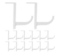 DIYEAH Supporto universale per cuffie da 20 pezzi: mensola da parete per cuffie da gioco e supporto da scrivania - per sotto il tavolo con gancio per videogiochi, scrivania per computer, ufficio -