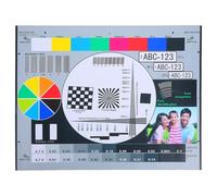 DIYEAH Tabella di calibrazione dell'obiettivo per la regolazione della messa a fuoco della fotocamera - Scheda di prova risoluzione - Strumento di calibrazione del colore - Verificatore precisione