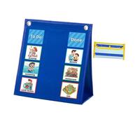 DIYEAH Tabella per Carte Attività e Routine Quotidiana Portatile e Colorata per Educazione Organizzazione e Comportamento e Scuola