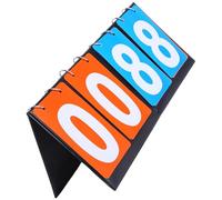 DIYEAH Tabellone Segnapunti Sportivo Portatile, Marcatore Flipper Riutilizzabile per Calcio Basket Ping Pong, Accessorio per Eventi Sportivi Cifre Chiare e Bordi Lisci