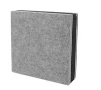 DIYEAH Tappetino Isolante Antivibrazione per Subwoofer Pad Fonoassorbente per Diffusione Acustica e Smorzamento Suono Compatibile con Vari Modelli Colore Grigio