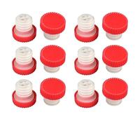 DIYEAH Tappi Colore per Forma Rotonda Bottiglie in Abs e Silicone 12 Pezzi Anti-ruggine e Resistenti alla Deformazione Casuale Bottiglia di Vetro e Birra per Uso Domestico Colore Casuale