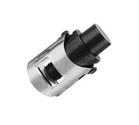 DIYEAH Tappo Bottiglia Vino 2 Pezzi in Abs e Silicone Nero, Conserva le Bollicine, Specifico per Bottiglie di Vino Spumante e Frizzante