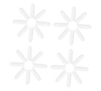 DIYEAH Tappo di Protezione per Lavastoviglie 100 Pezzi Copri Terminali in Pvc Bianco Facile da Installare e Rimuovere per Punte del Ripiano Lavastoviglie