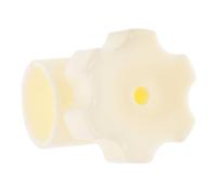 DIYEAH Tappo Foro Ombrellone da Esterno in Plastica Bianca Accessorio Resistente e Facile da Installare per Parasole Terrazzo e Balcone Compatibile con Vari Modelli