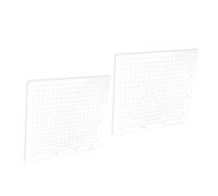 DIYEAH Tavola Acrilica Trasparente Quadrata 2 Pezzi per Modellazione Argilla Polimerica, Pannello di Progetto Artigianale Compatto per Uso Creativo e Scolpire Dettagli