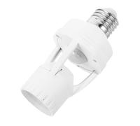 DIYEAH Testa sensore luce automatica luce notturna a induzione del corpo umano portalampada Prese attivate dal movimento a LED Adattatore Light Smart Motion Sensor Light Prese pbt bianca