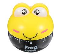DIYEAH Timer da Cucina Meccanico a Forma di Rana Gialla Dispositivo Timer Cartone Animato Portatile Controllo Gioco e Cucina per