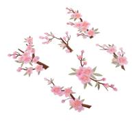 DIYEAH Toppe Termoadesive da Cucire Ricamo Floreale 6 Pezzi, Applique Ricamate per Vestiti, Borse e Cappelli, Patch Adesivi per Decorazioni Fai da Te e Riparazioni