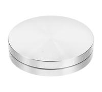 DIYEAH Tornio per Ceramica: 8x8x1,6 cm, Piatto Girevole Manuale - Strumento di precisione per Argilla polimerica per studi di Scultura, rifinitura e Artigianato