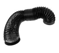 DIYEAH Tubo in lamina di alluminio condotto dell'essiccatore tubo di sfiato dell'asciugatrice tubo di scarico per cucina condotto di scarico dell'essiccatore foglio di alluminio Nero