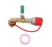 DIYEAH Valvola ad Accoppiamento Rapido per Compressore d'Aria Camion Raccordo ad Alta Pressione in Ottone Spesso Tenuta Anti-Perdita Adattatore per Soffiatori Pneumatici e Manutenzione