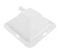 DIYEAH Vaschetta Forma di Acqua Condizionatore del Plastica a per Bianco Imbuto Raccolta Efficiente Prevenzione Trabocco Estive per Vacanze