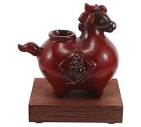 DIYEAH Vaso di Fiori per Il Capodanno Cinese: Piccolo Vaso in Ceramica con boccioli - per Piante in Ceramica Vintage con Carattere Fu per la Decorazione della tavola del Festival di Primavera 2026