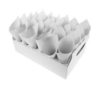 DIYEAH Vassoio di Supporto e Coni di Coriandoli per Matrimoni Feste Organizzazione Efficiente di Petali di Fiori Secchi e Coriandoli per Coni di Carta Riutilizzabile per Eventi Futuri