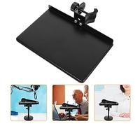 DIYEAH Vassoio per Scheda Audio Supporto per Microfono Clip Vassoio Mobile per Accessori Piccoli Design Robusto e Facile da Pulire per Riporre Plettri Telefoni e Schede Audio Durante la T