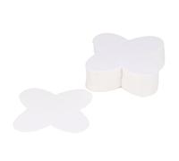 DIYEAH Vassoio Portacioccolatini in Carta Kraft Bianca, Separatori per Tartufi e Cioccolatini, Confezione da 100 Pezzi, Accessori per Decorazioni Dolci e Imballaggi Alimentari