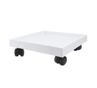 DIYEAH Vassoio Quadrato Portavaso con Ruote Base Mobile per Piante da Interno ed Esterno Supporto Resistente Perdite per Protezione Pavimenti e Superfici