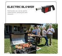 DIYEAH Ventilatore Elettrico Portatile per Barbecue Set 2 Pezzi Soffiatore per Fuoco a Batteria 4 Aa Compatto e Pratico per Picnic all'Aperto Campeggio e Cucina Barbecue
