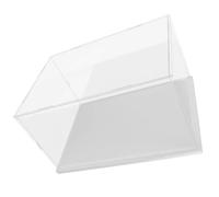 DIYEAH Vetrina e Funzione Antipolvere in Acrilico Trasparente Base Rimovibile, Design Moderno per Collezioni e Opere d'Arte per Casa e Esposizione Manuale