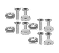 DIYEAH Viti a Brugola M6 in Acciaio Inox, Kit 4 Pezzi per Tavole da Surf e SUP, Montaggio Hydrofoil con Dadi Scorrevoli per Surf ad Alta velocità