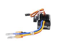 Diyeeni 80A Brushless ESC Waterproof Electronic Speed Controller, (BLACK) | Custodia in lega di alluminio, spina a T e connettore XT60, per motori 1/10 RC Car Boat 540 550 750