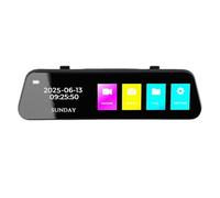 Diyeeni 9.66in Specchio CAM CAM, DASH 4K Anteriore e Posteriore, Telecamera a Specchio Posteriore, Lenti Ultra Larghi da 170 °, Sensore G, Registrazione Ad Anello, Monitor di