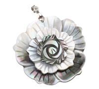 Diyeeni Abalone Shell Ciondolo, Ciondolo Pratico a Conchiglia Illimitato per Escursioni Rilassate (#2)