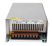 Diyeeni Adattatore Driver Alimentatore Interruttore DC48V in Lega di Alluminio per Stampante 3D con Striscia LED, Alimentatore Industriale 150W-1500W AC110/220V con Sovraccarico/s