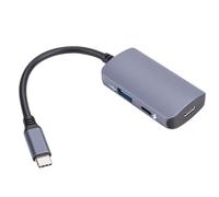 Diyeeni Adattatore per Occhiali da USB C a AR, Adattatore di Ricarica e Riproduzione con Uscita Video 4K 60Hz PD 65W di Ricarica, Adatto per Air Xreal Nreal RayNeo XR One AR
