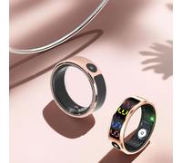Diyeeni Anello di Salute Intelligente con Schermo del Display, Anello di Fitness Inossidabile per Uomini, Monitor per il Sonno, modalità Multi Sport, Gesto Contro, 5ATM Impermeabile (8)